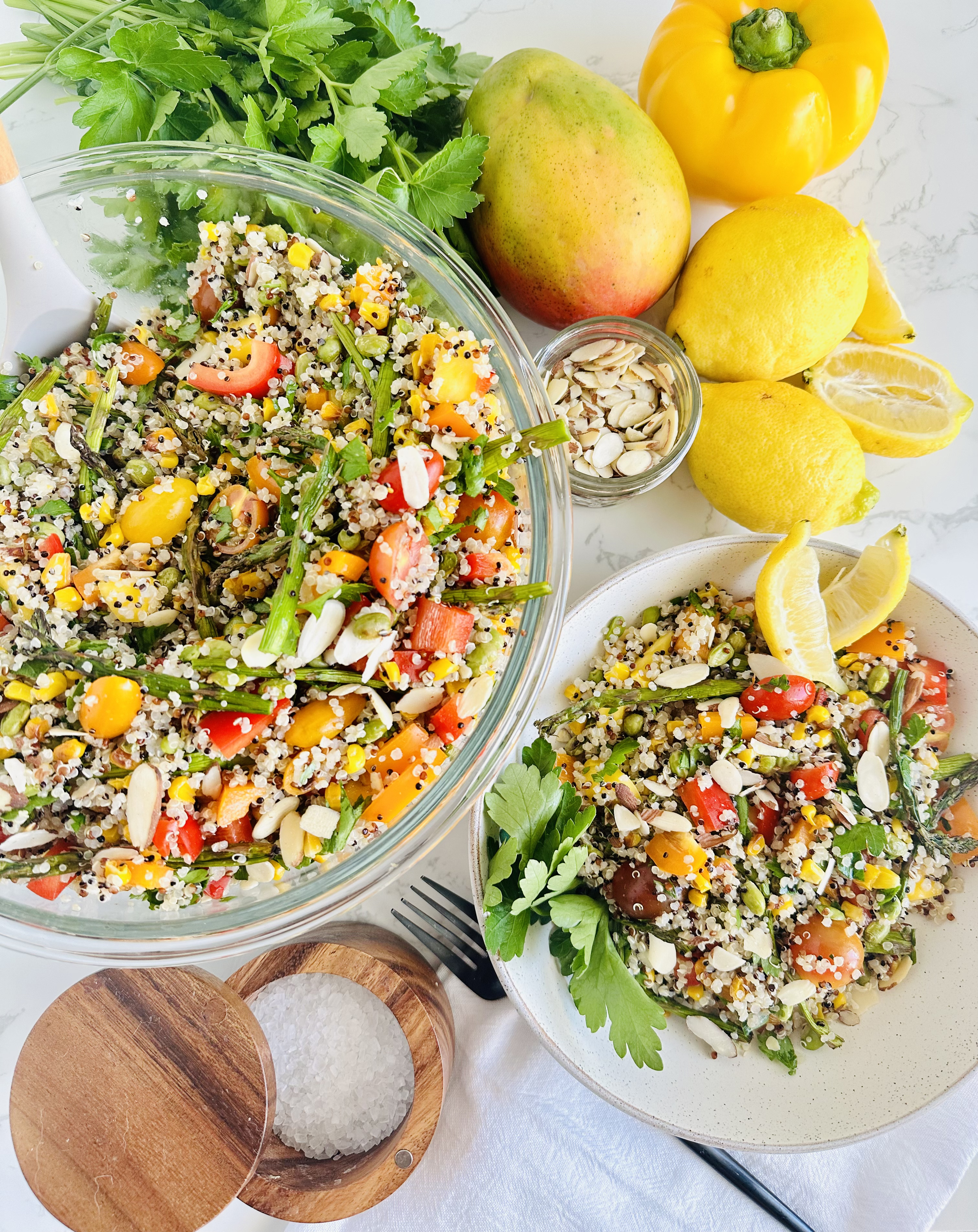 Healthy Quinoa Recipes: Quinoa & Veggie Salad