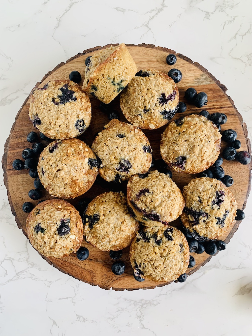 Healthy Gluten Free Blueberry Muffins